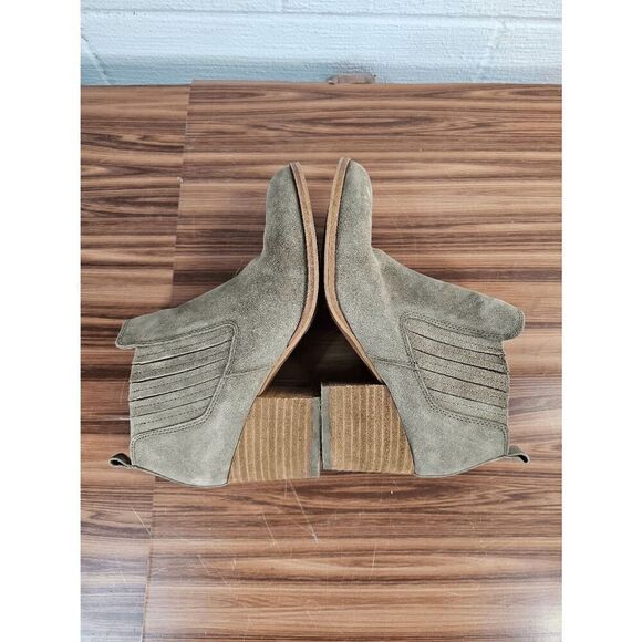 Isola Women's Tan Block Heel Ankle Boots Size 6 booties - Picture 5 of 10